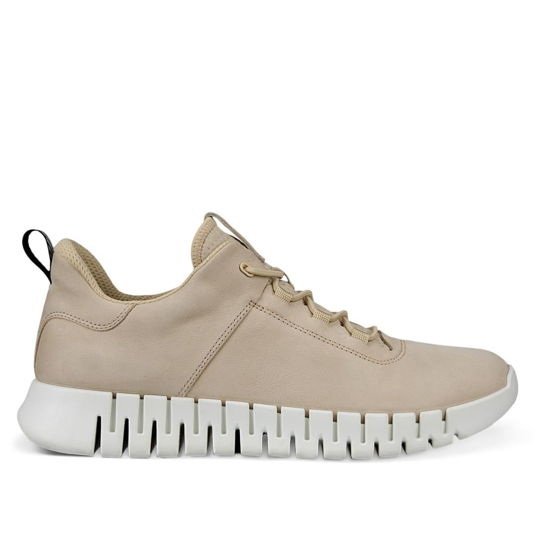 Heren veterschoenen-Beige suède/nubuck