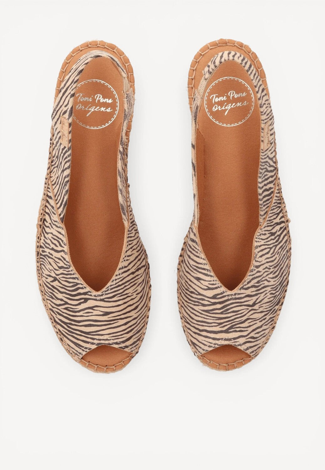 DAMES OPEN SCHOENEN-Beige combi kleur