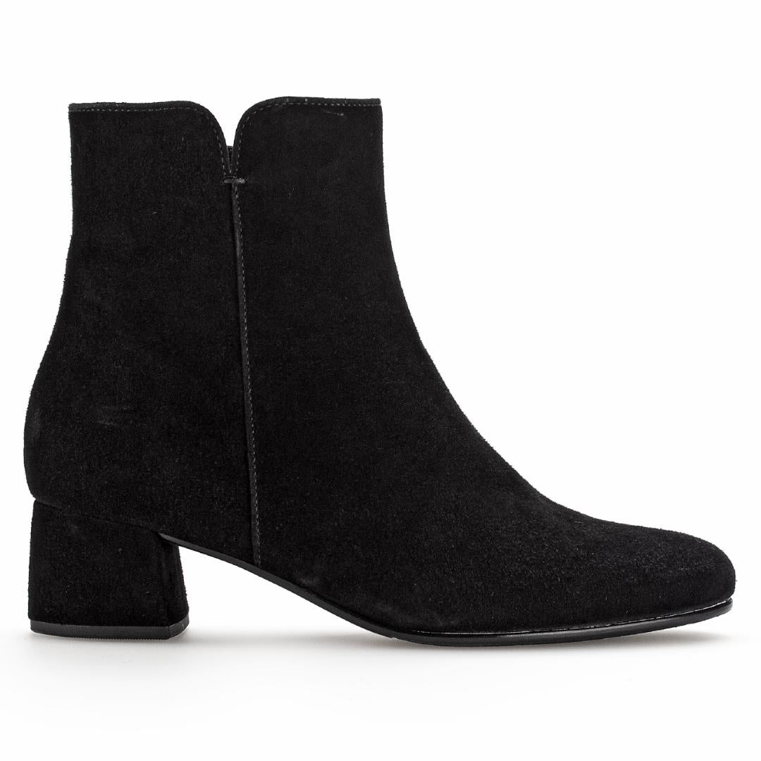 DAMES BOOTS+KORT LAARS-Zwart suède