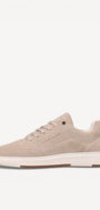 Heren veterschoenen-Beige suède/nubuck