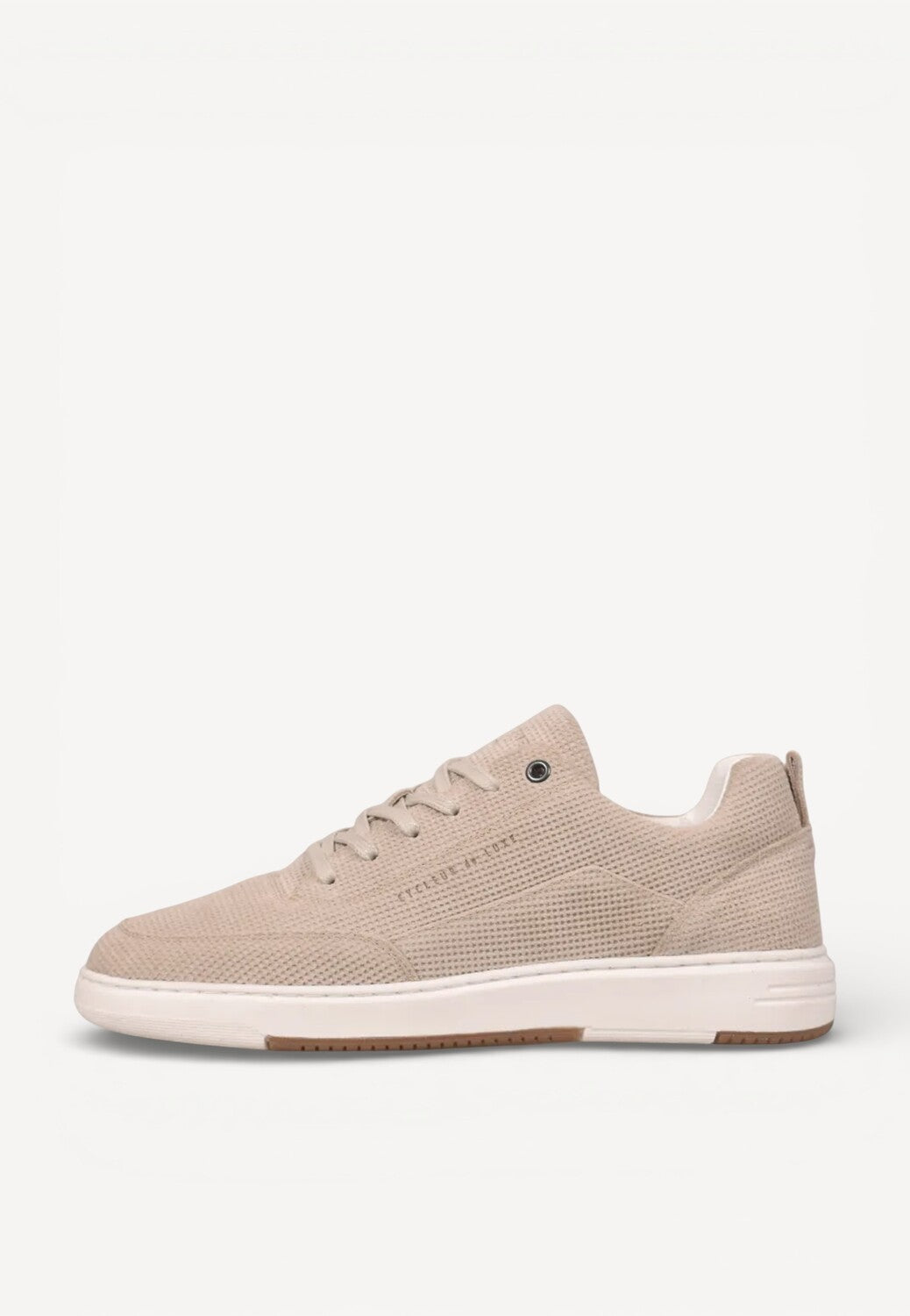 Heren veterschoenen-Beige suède/nubuck