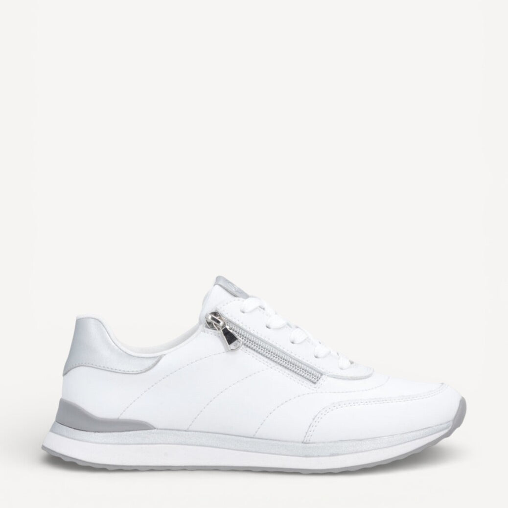 DAMES SPORTIEVE VETERSCHO-Wit leer