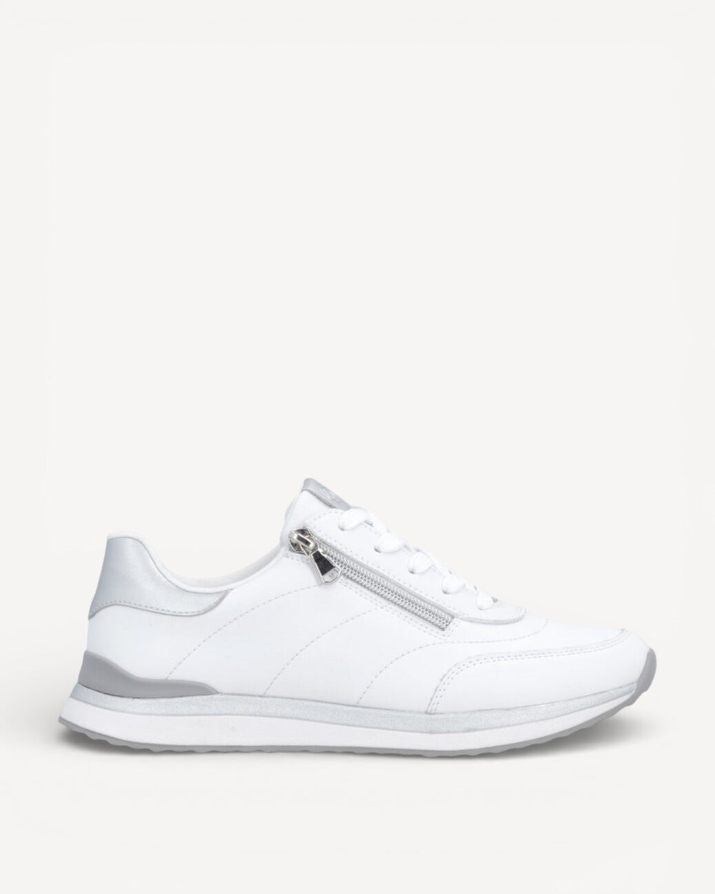 DAMES SPORTIEVE VETERSCHO-Wit leer