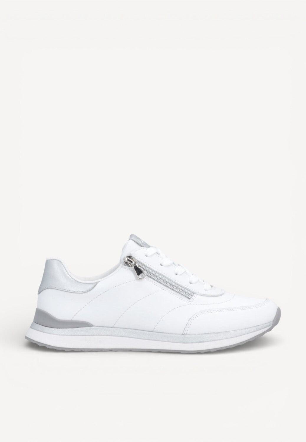 DAMES SPORTIEVE VETERSCHO-Wit leer