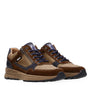 Heren veterschoenen-Bruin combi kleur