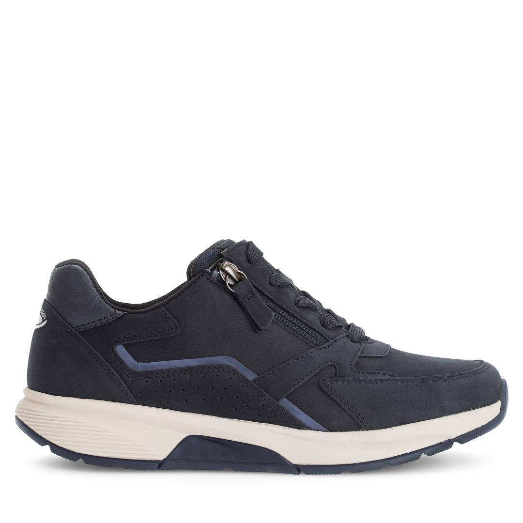 DAMES SPORTIEVE VETERSCHO-Blauw suède/nubuck