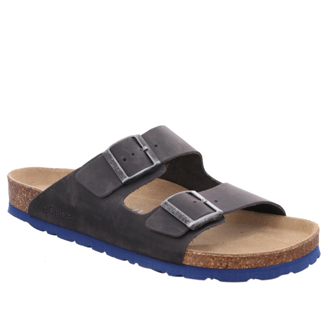 HE SLIPPER/SAND-Grijs suède