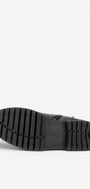DAMES BOOTS+KORT LAARS-Zwart leer