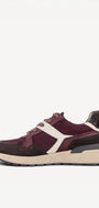 DAMES SPORTIEVE VETERSCHO-Rood suède/nubuck