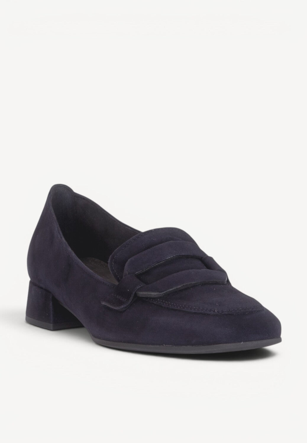 DAMES INSTAPSCHOENEN-Blauw suède/nubuck