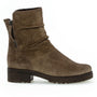 DAMES BOOTS+KORT LAARS-Beige suède/nubuck