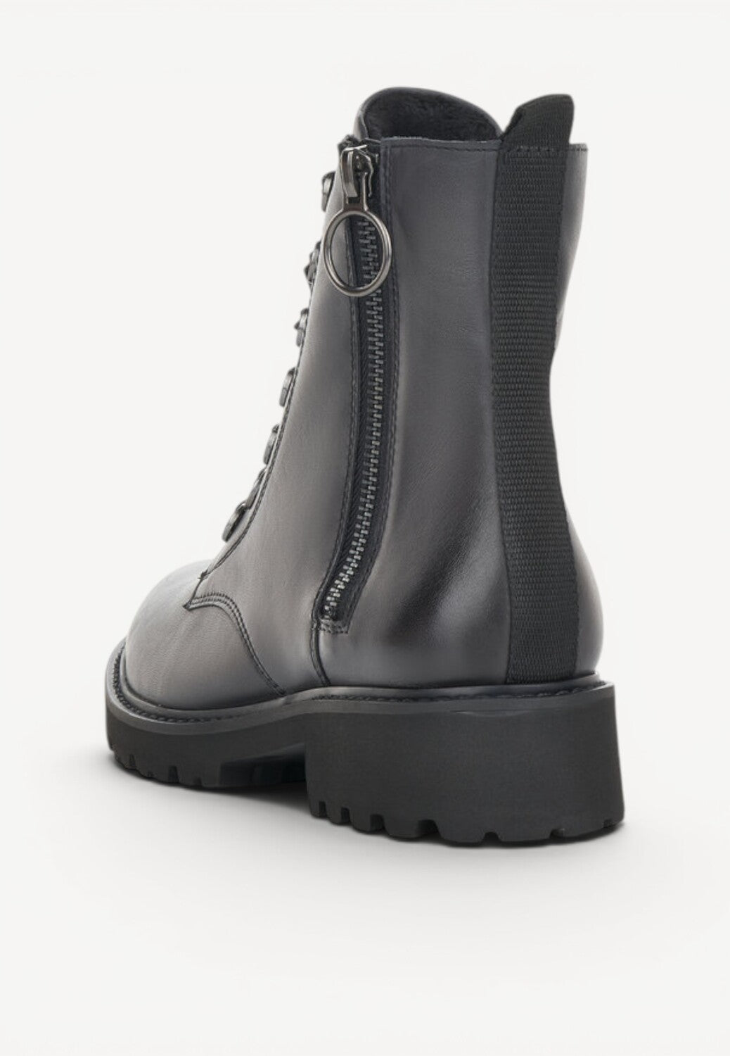 DAMES BOOTS+KORT LAARS-Blauw leer
