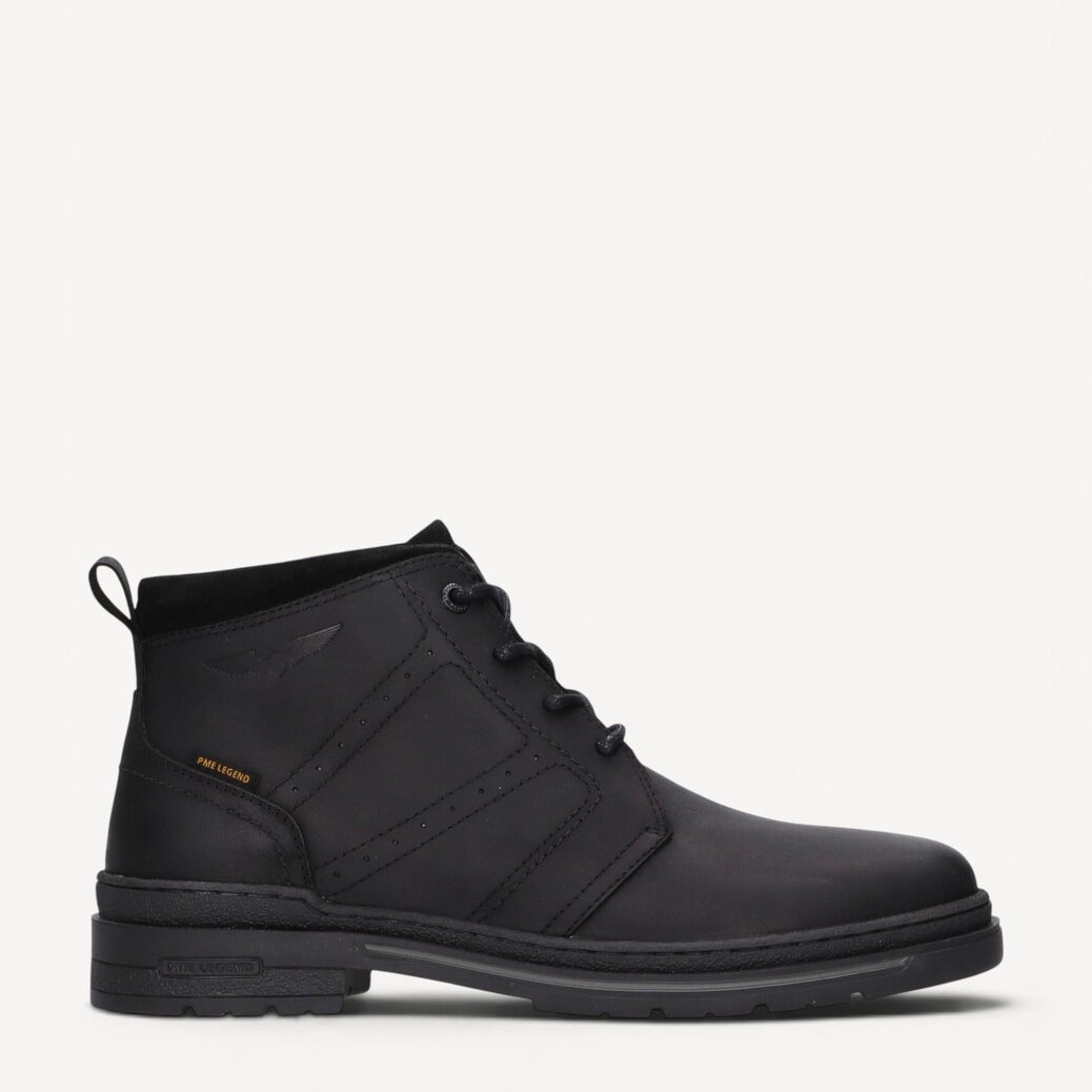 Heren boots-Zwart leer