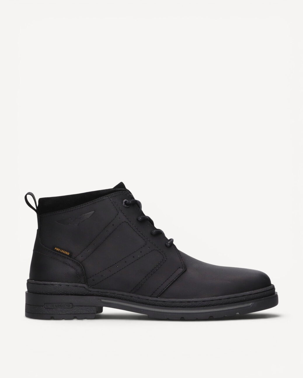 Heren boots-Zwart leer