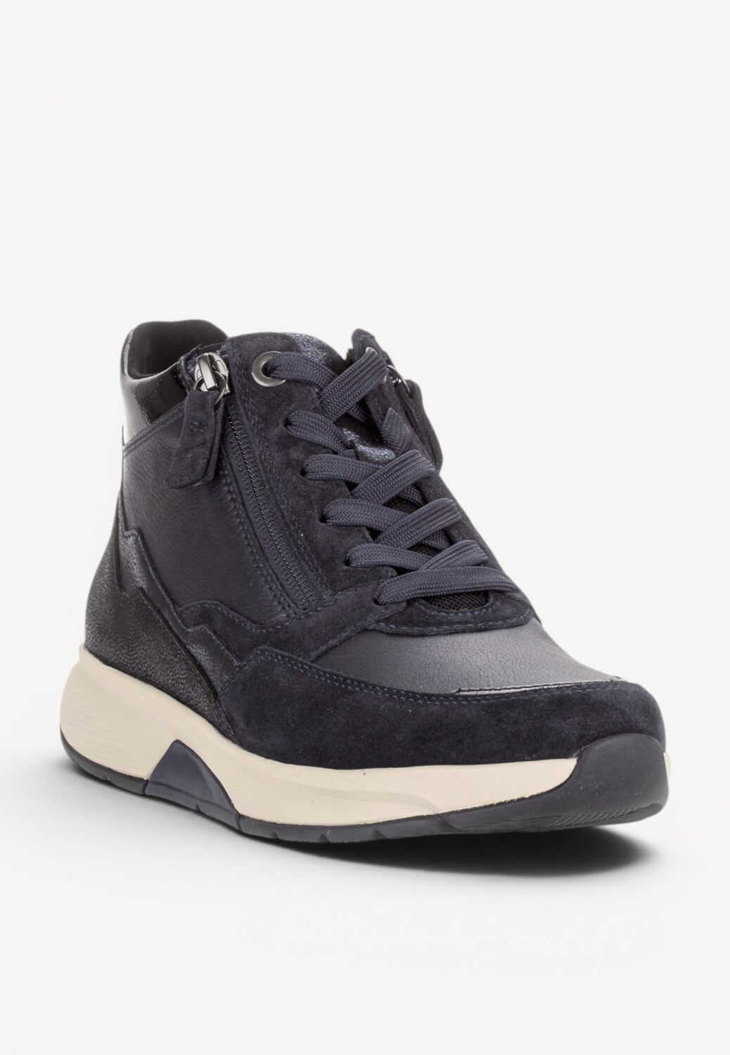 DAMES SPORTIEVE VETERSCHO-Blauw suède/nubuck