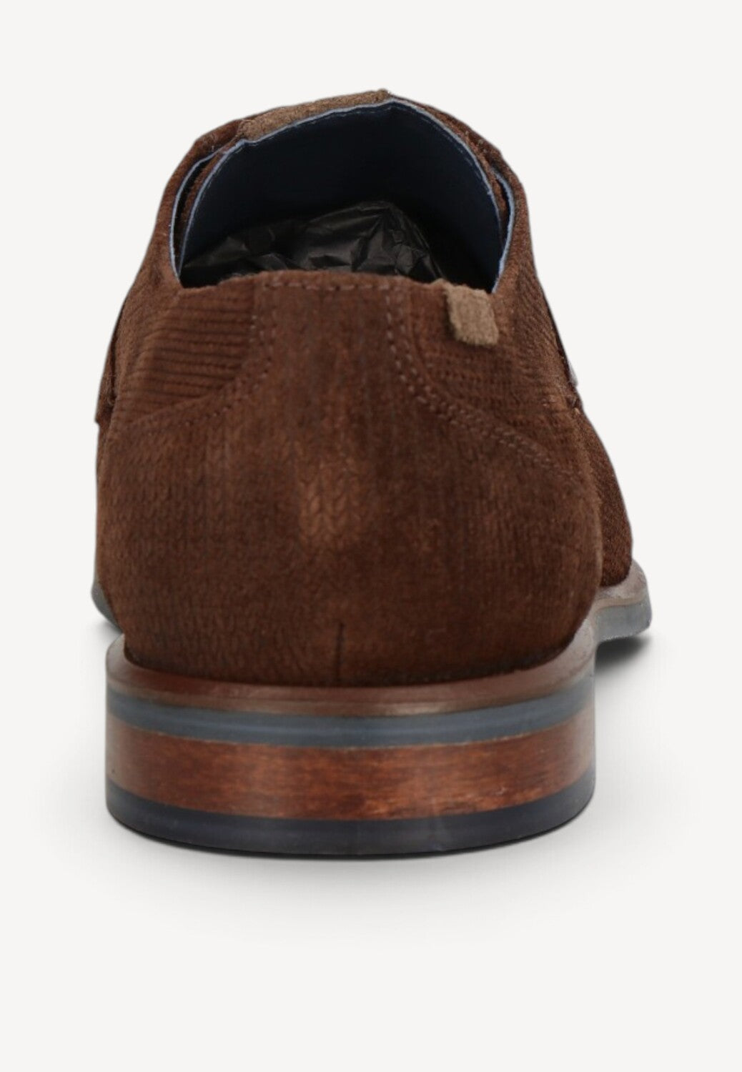 Heren veterschoenen-Bruin suède
