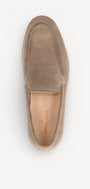 Heren instapper-Beige suède/nubuck