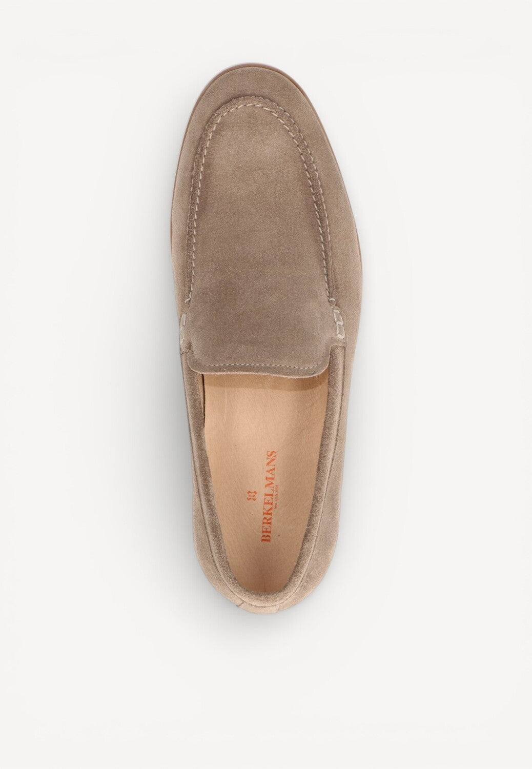 Heren instapper-Beige suède/nubuck