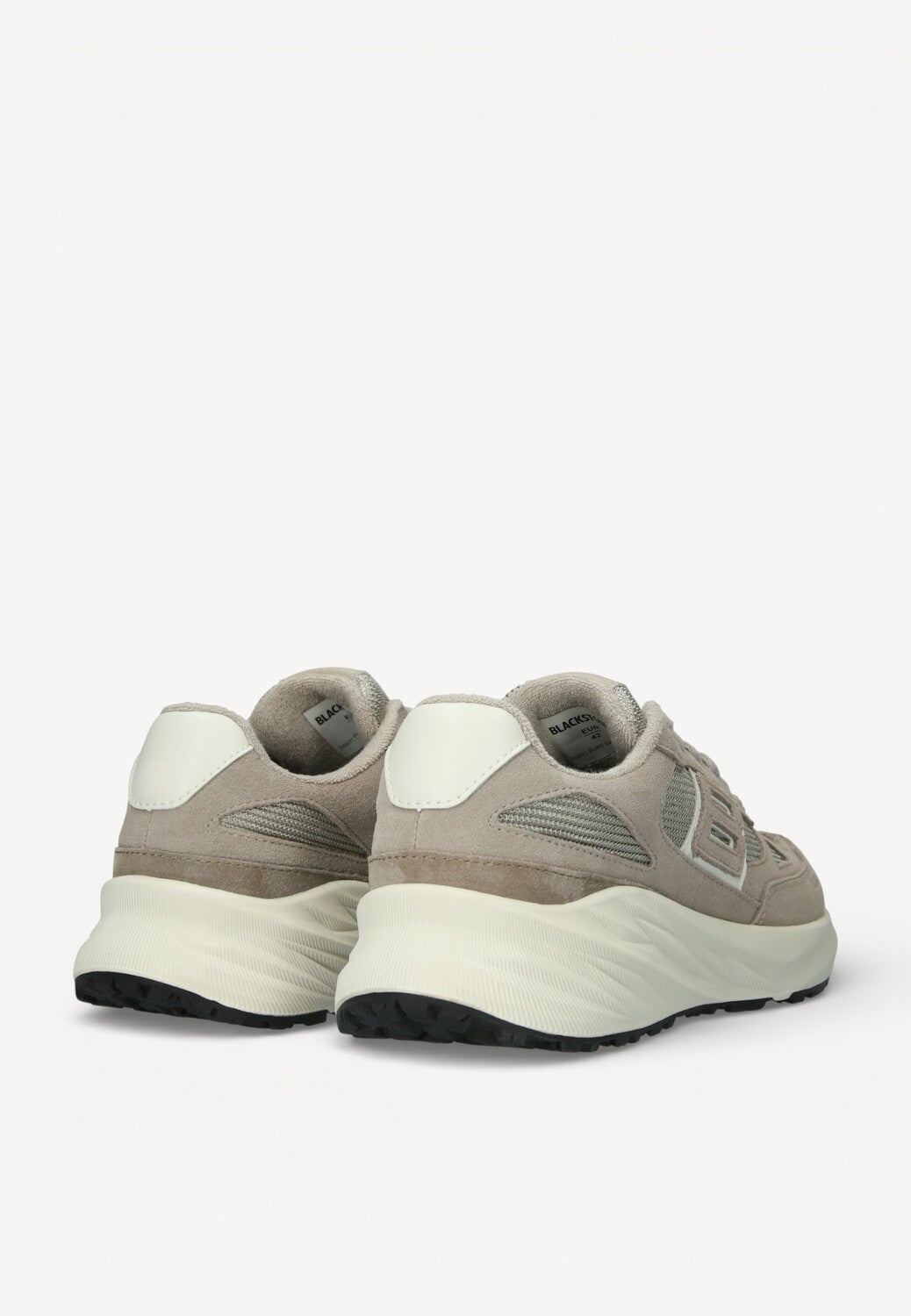 Heren veterschoenen-Grijs suède