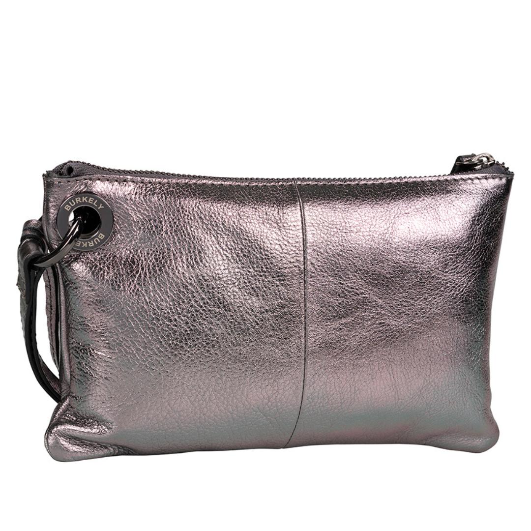 Handtassen-Zilver leer