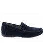 Heren instapper-Blauw suède/nubuck