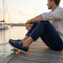 Heren linnen schoenen-Blauw diversen