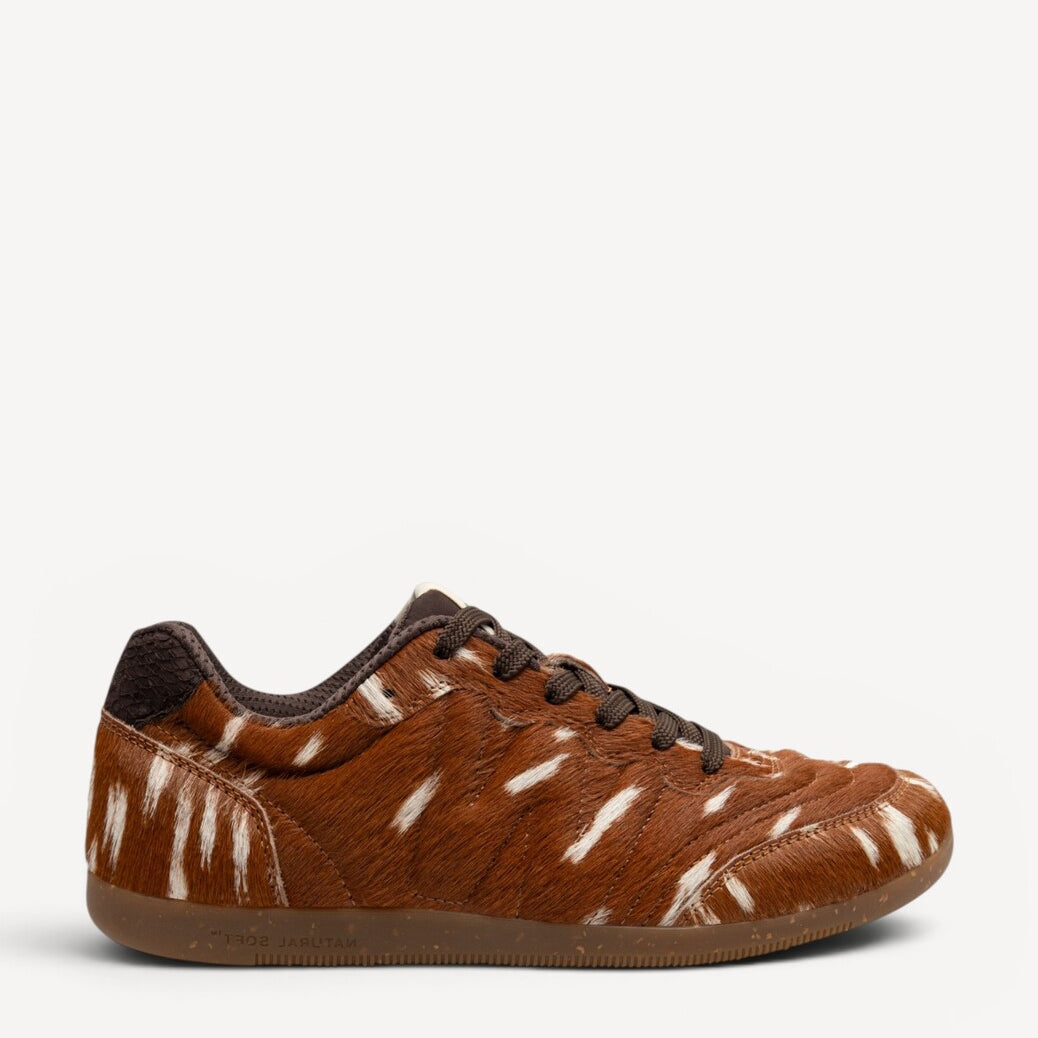 DAMES SPORTIEVE VETERSCHO-Bruin combi kleur