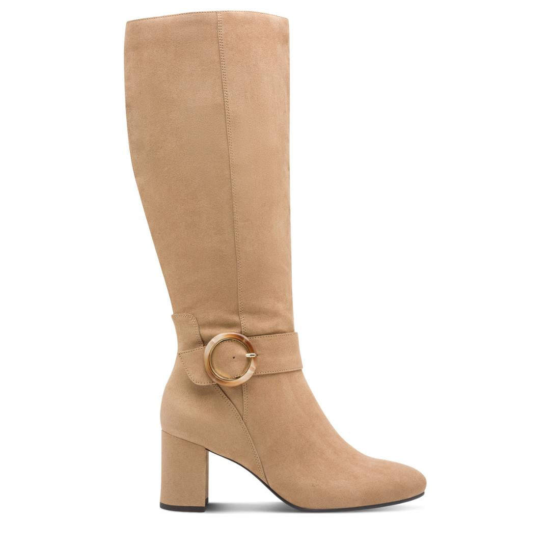 DAMESLAARS LANG/HALFHOOG-Beige diversen