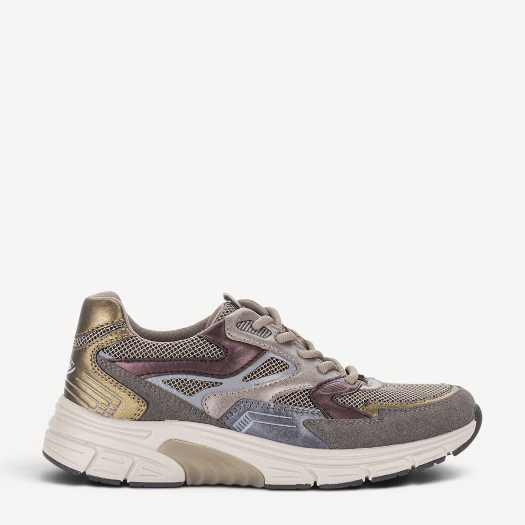 DAMES SPORTIEVE VETERSCHO-Beige combi kleur