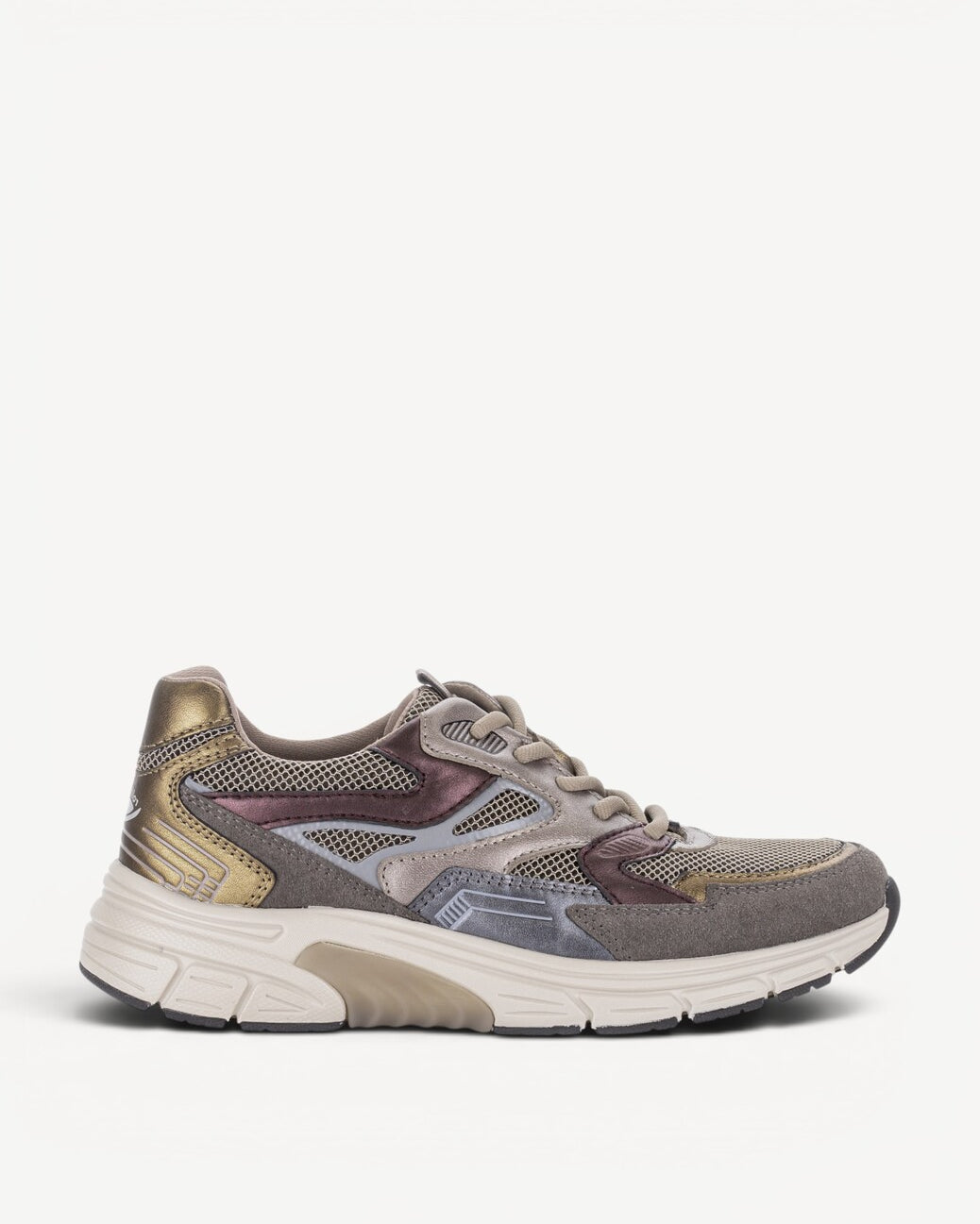 DAMES SPORTIEVE VETERSCHO-Beige combi kleur