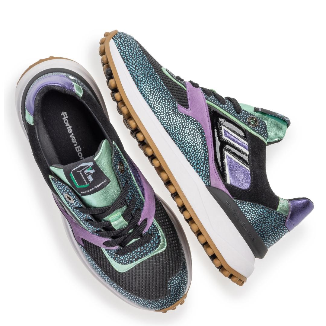 DAMES SPORTIEVE VETERSCHO-Blauw combi kleur