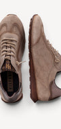 DAMES SPORTIEVE VETERSCHO-Beige suède/nubuck