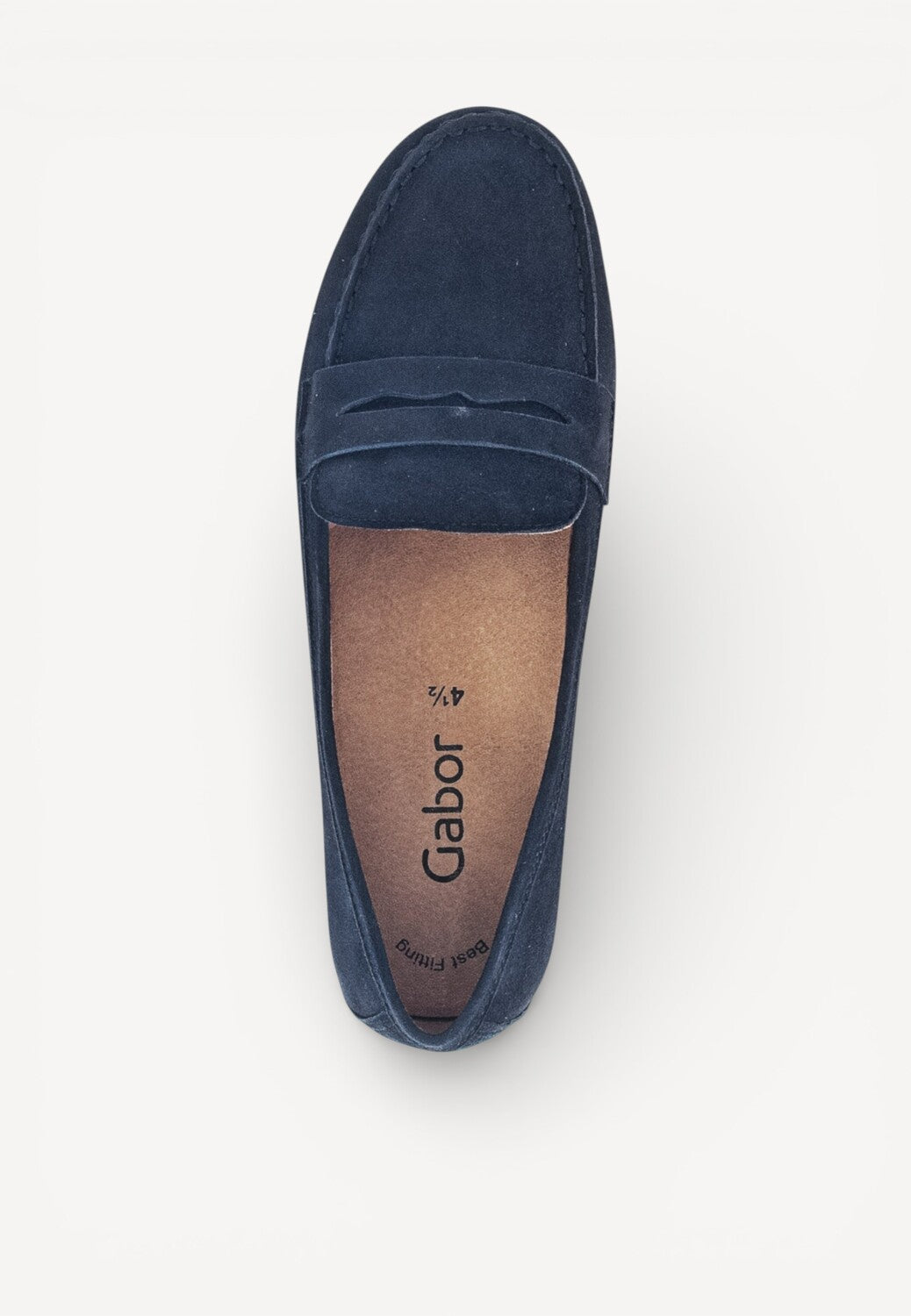 DAMES INSTAPSCHOENEN-Blauw suède/nubuck