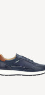 Heren instapper-Blauw leer
