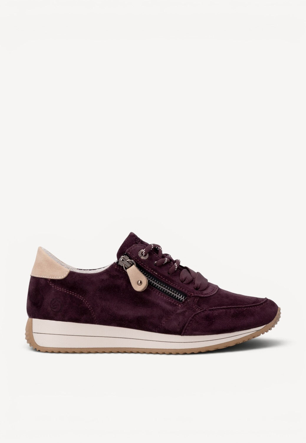DAMES SPORTIEVE VETERSCHO-Rood suède/nubuck