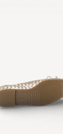 BALLERINAS + PUMPS-Goud leer