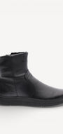 DAMES BOOTS+KORT LAARS-Zwart leer
