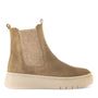 DAMES BOOTS+KORT LAARS-Bruin suède