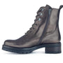 DAMES BOOTS+KORT LAARS-Brons leer