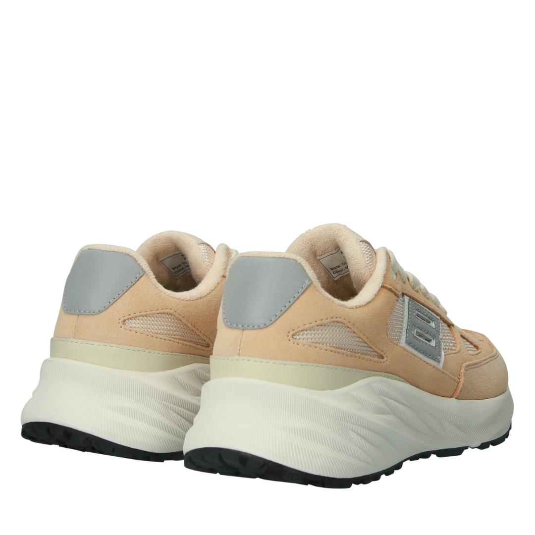 DAMES SPORTIEVE VETERSCHO-Beige suède/nubuck