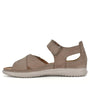 DAMES OPEN SCHOENEN-Beige suède/nubuck