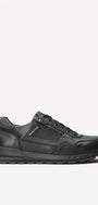 Heren veterschoenen-Zwart leer