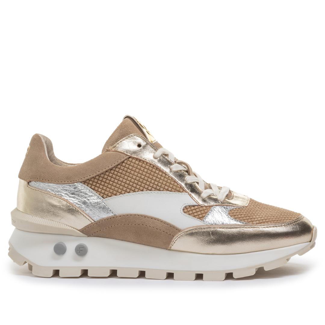 DAMES SPORTIEVE VETERSCHO-Goud combi kleur