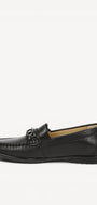 DAMES INSTAPSCHOENEN-Zwart leer