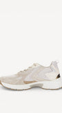 DAMES SPORTIEVE VETERSCHO-Beige suède/nubuck