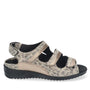 DAMES OPEN SCHOENEN-Beige leer
