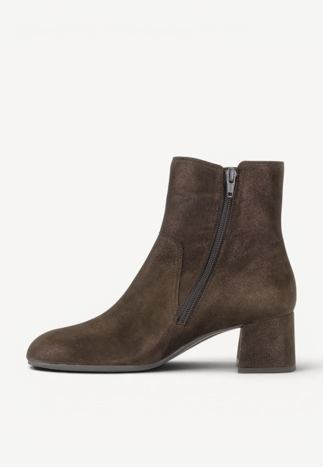DAMES BOOTS+KORT LAARS-Bruin suède