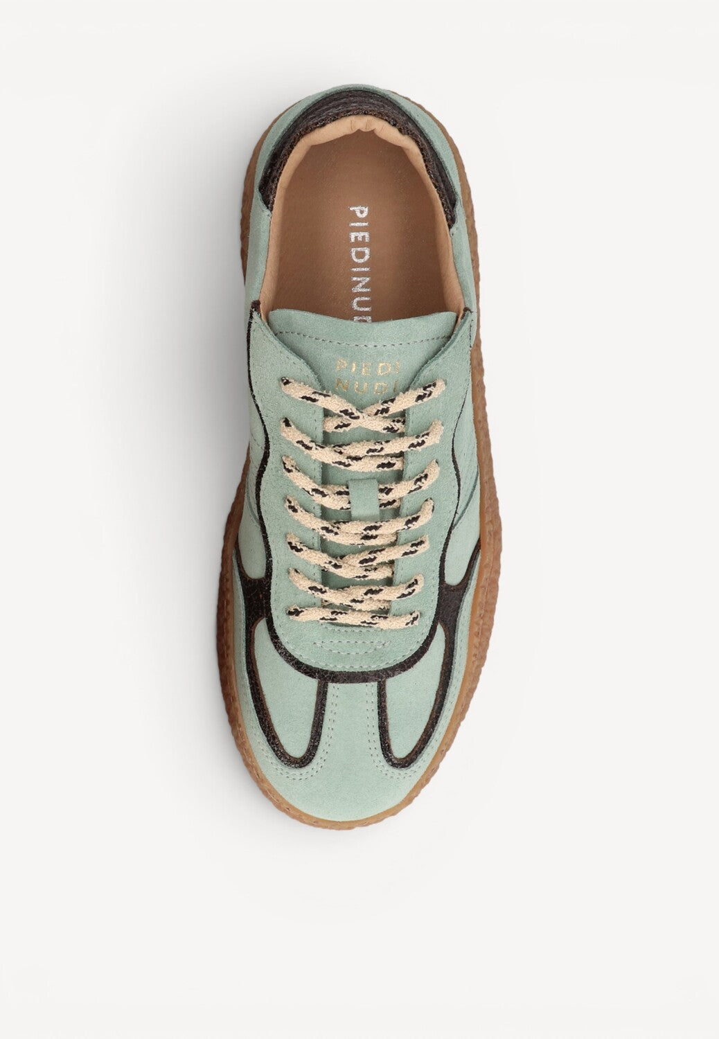 DAMES SPORTIEVE VETERSCHO-Groen suède/nubuck