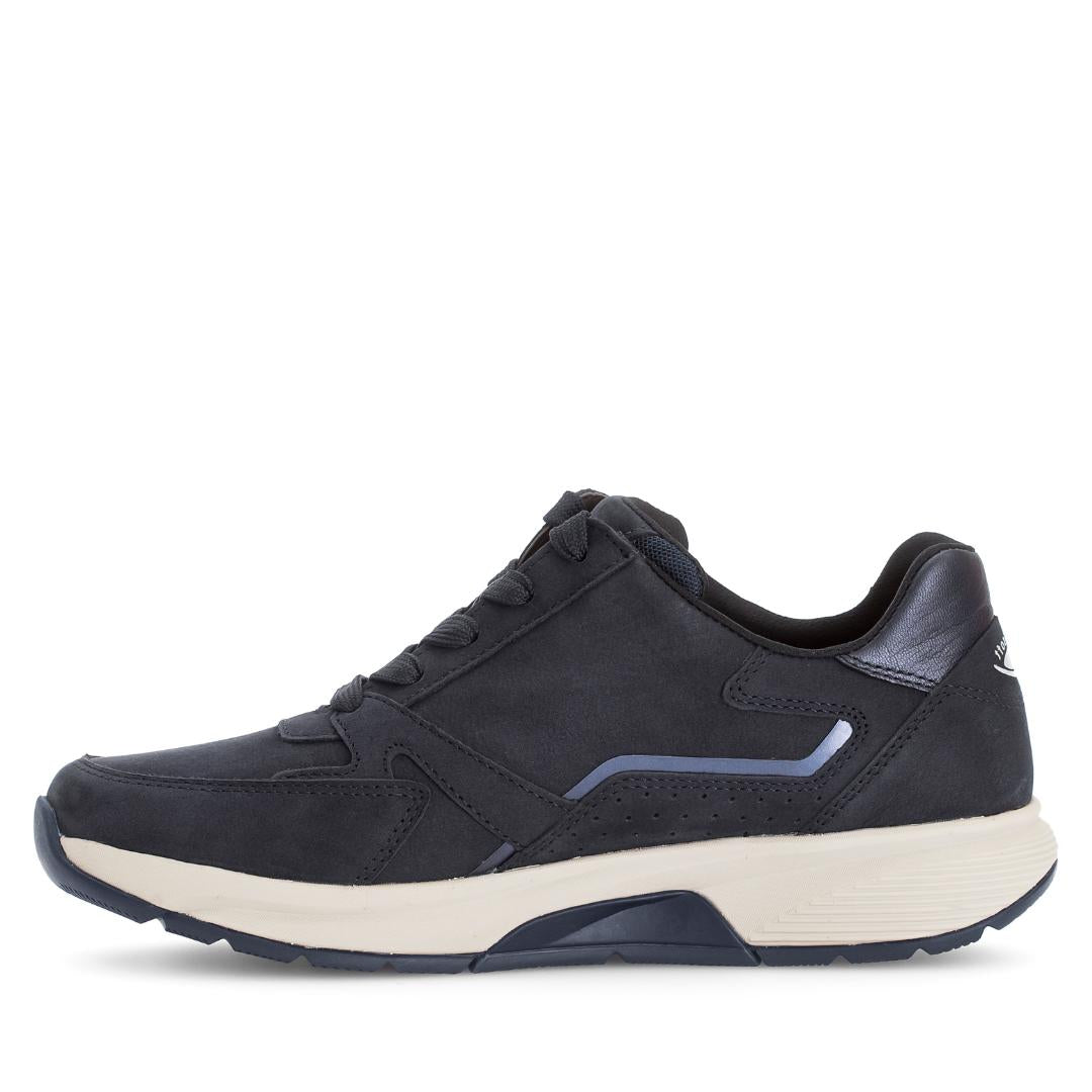 DAMES SPORTIEVE VETERSCHO-Blauw suède/nubuck