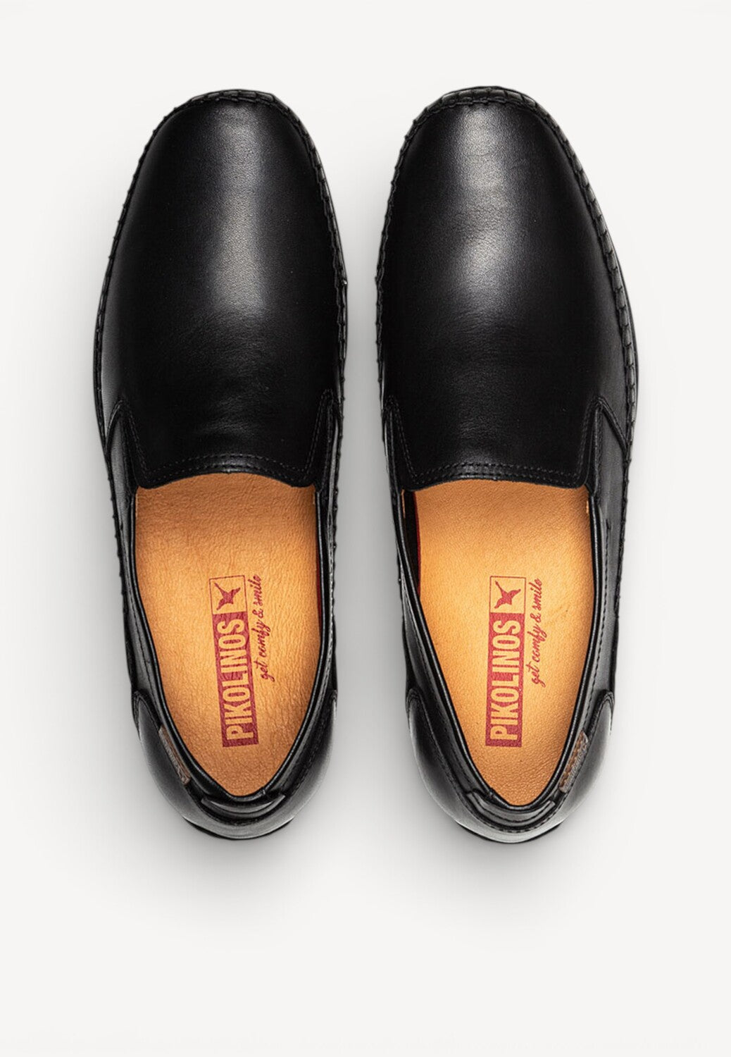 Heren instapper-Zwart leer